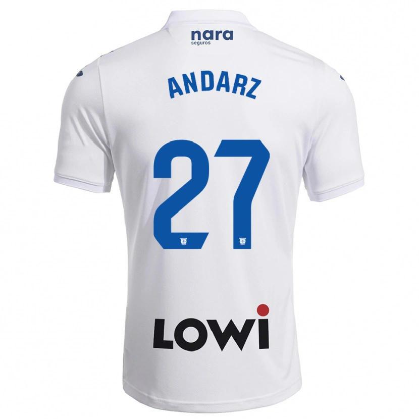 DanxenメンズNima Andarz#27白紺ホームシャツ2025/26ジャージーユニフォーム