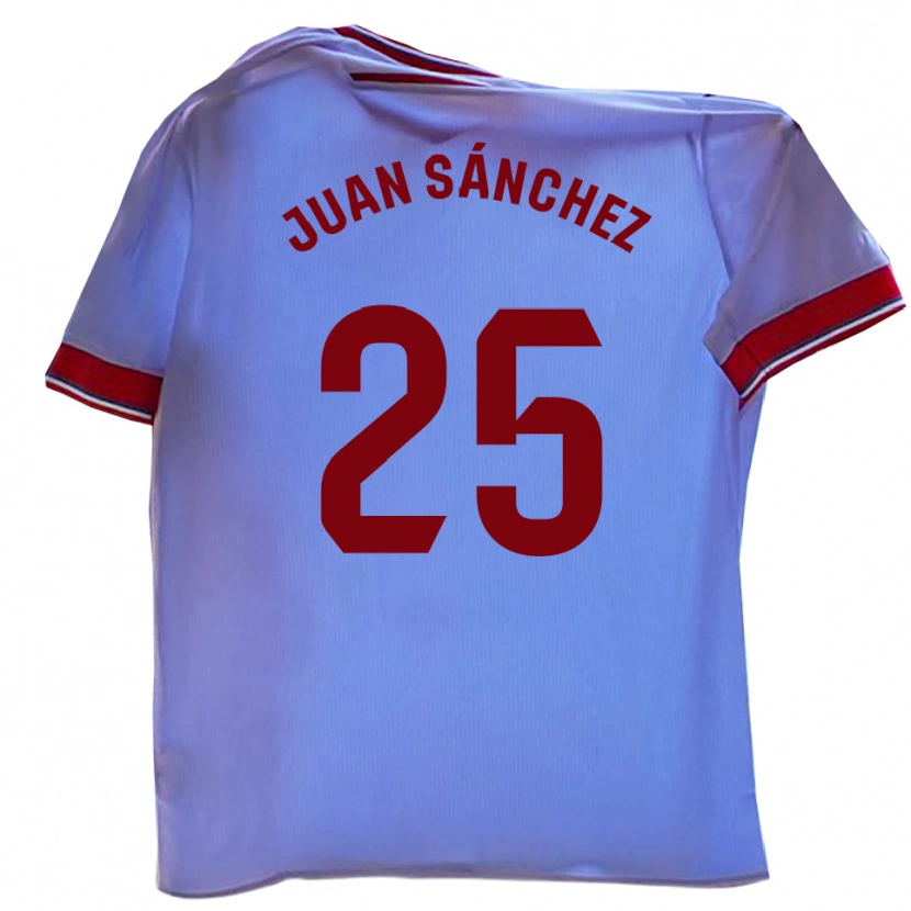 DanxenメンズJuan Sánchez#25白赤ホームシャツ2025/26ジャージーユニフォーム