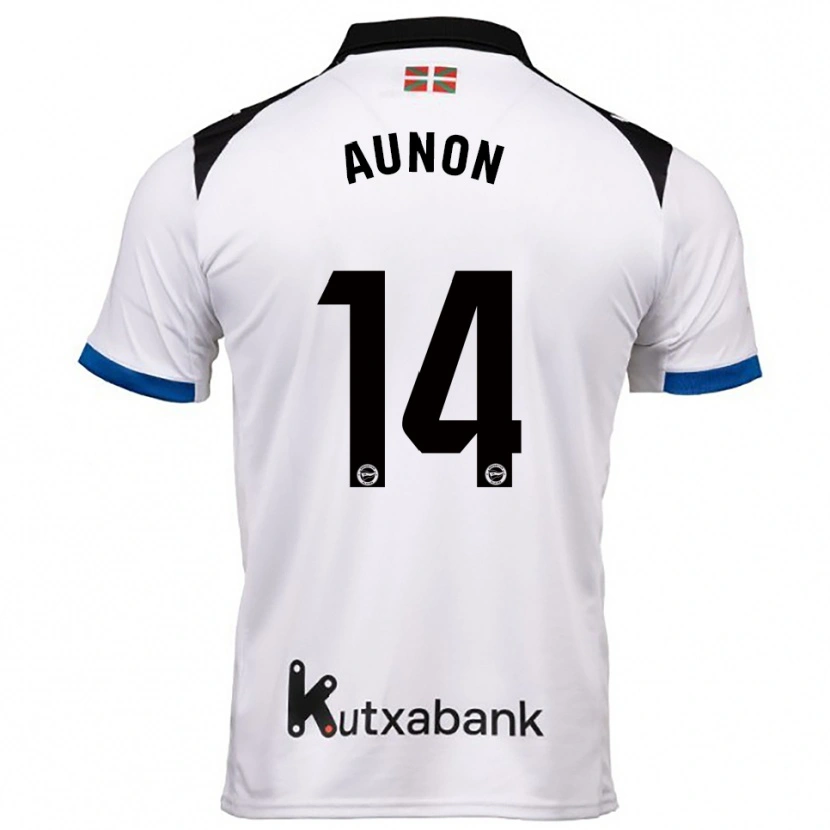 DanxenメンズCristina Auñón#14白青アウェイシャツ2025/26ジャージーユニフォーム
