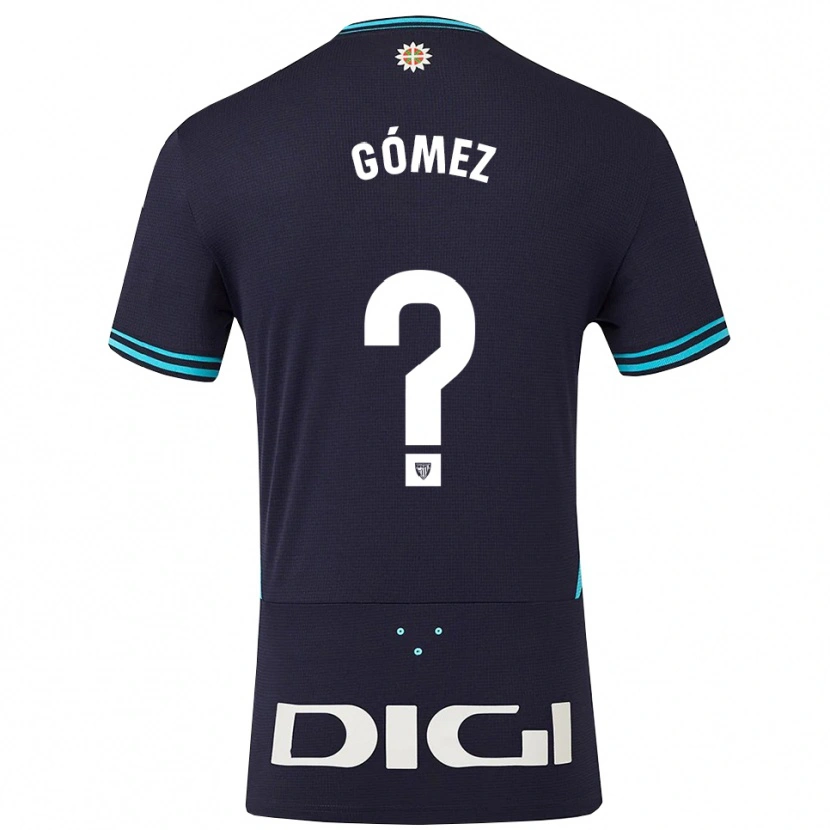 DanxenメンズXabi Gómez#0紺空色アウェイシャツ2025/26ジャージーユニフォーム