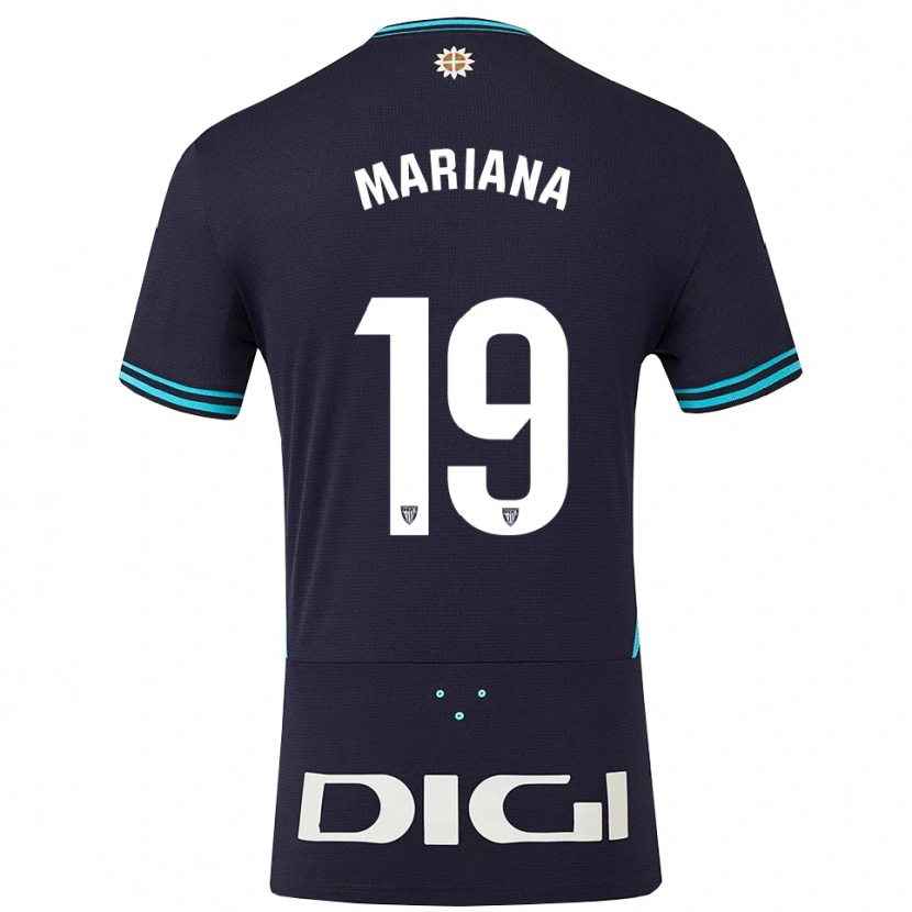 DanxenメンズMariana#19紺空色アウェイシャツ2025/26ジャージーユニフォーム