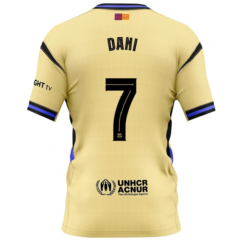 Danxenメンズダニ・ロドリゲス#7黄黒アウェイシャツ2025/26ジャージーユニフォーム