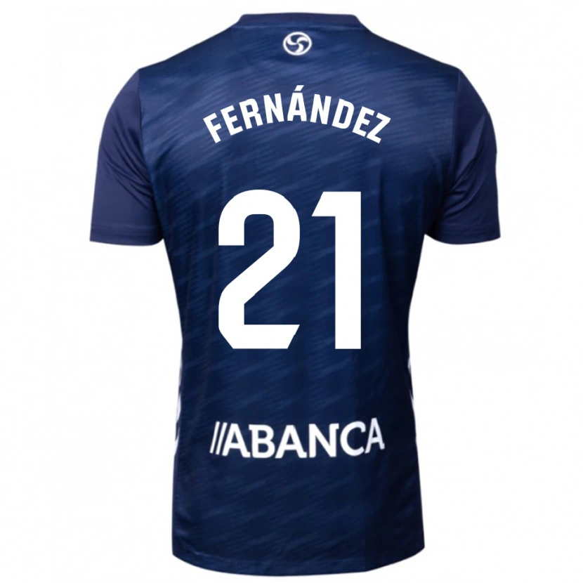 Danxenメンズマヌ・フェルナンデス#21紺白アウェイシャツ2025/26ジャージーユニフォーム
