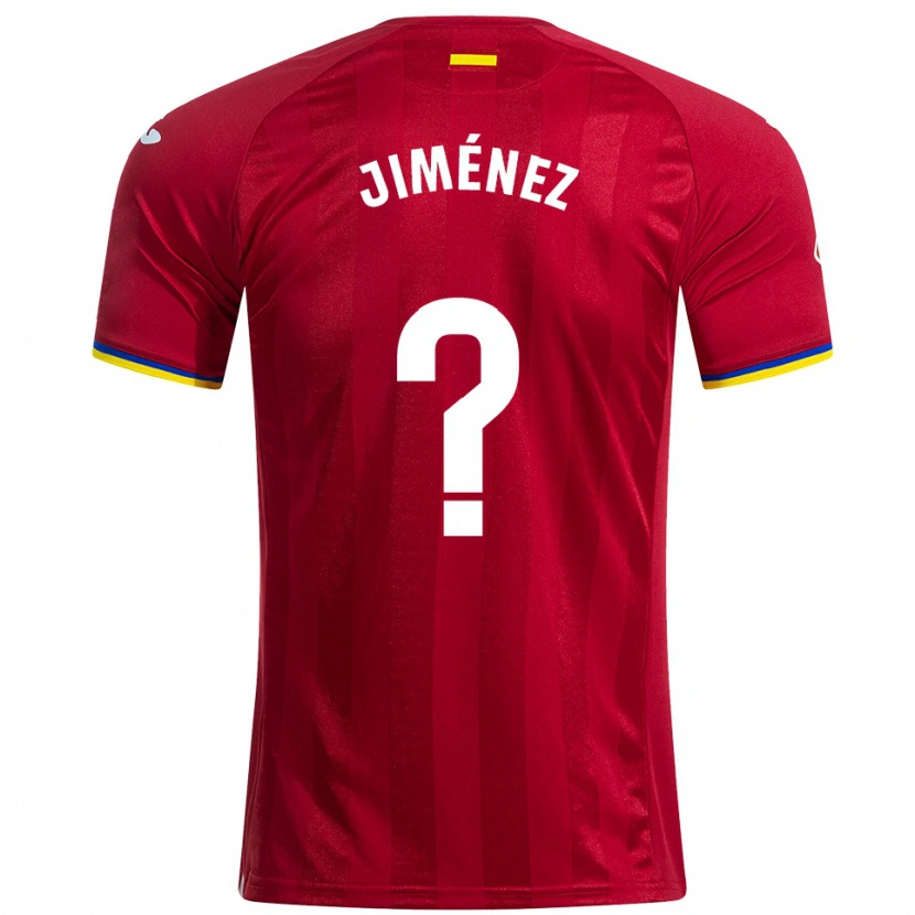 DanxenメンズJavier Jiménez#0赤黄青アウェイシャツ2025/26ジャージーユニフォーム