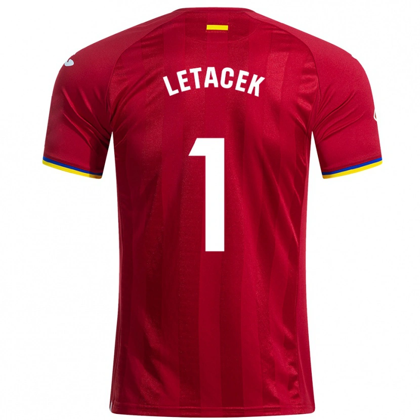 DanxenメンズJiri Letacek#1赤黄青アウェイシャツ2025/26ジャージーユニフォーム