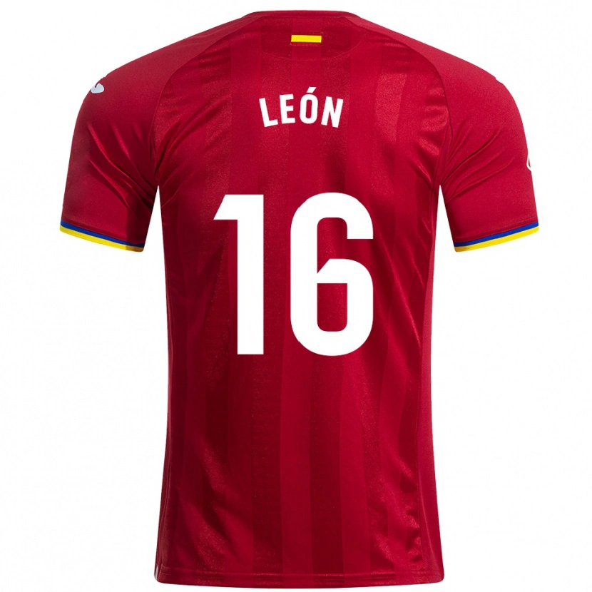 DanxenメンズCarlos León#16赤黄青アウェイシャツ2025/26ジャージーユニフォーム