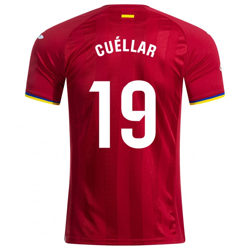 DanxenメンズMartín Cuéllar#19赤黄青アウェイシャツ2025/26ジャージーユニフォーム