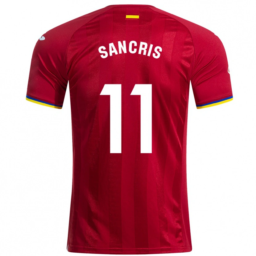 DanxenメンズÁlex Sancris#11赤黄青アウェイシャツ2025/26ジャージーユニフォーム