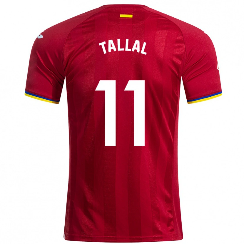 DanxenメンズYassin Tallal#11赤黄青アウェイシャツ2025/26ジャージーユニフォーム