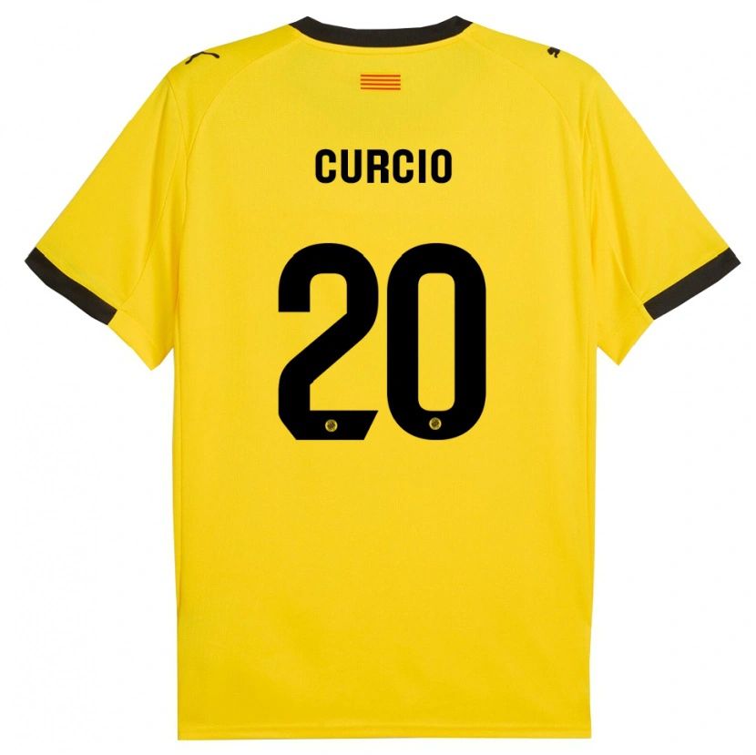 DanxenメンズDaniel Curcio#20黄黒アウェイシャツ2025/26ジャージーユニフォーム