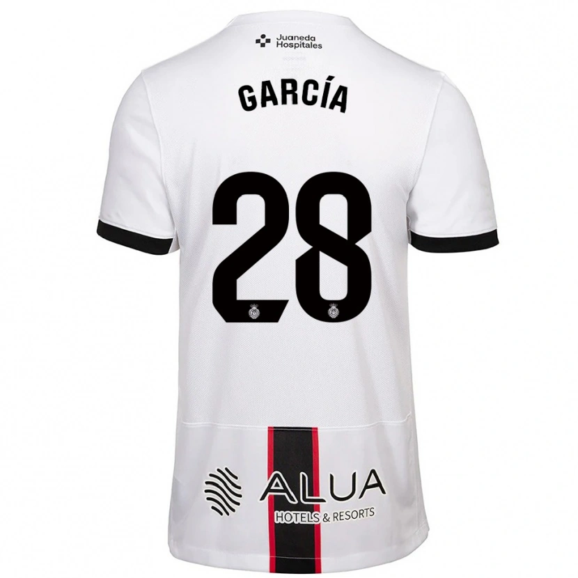 DanxenメンズJandro García#28白黒アウェイシャツ2025/26ジャージーユニフォーム
