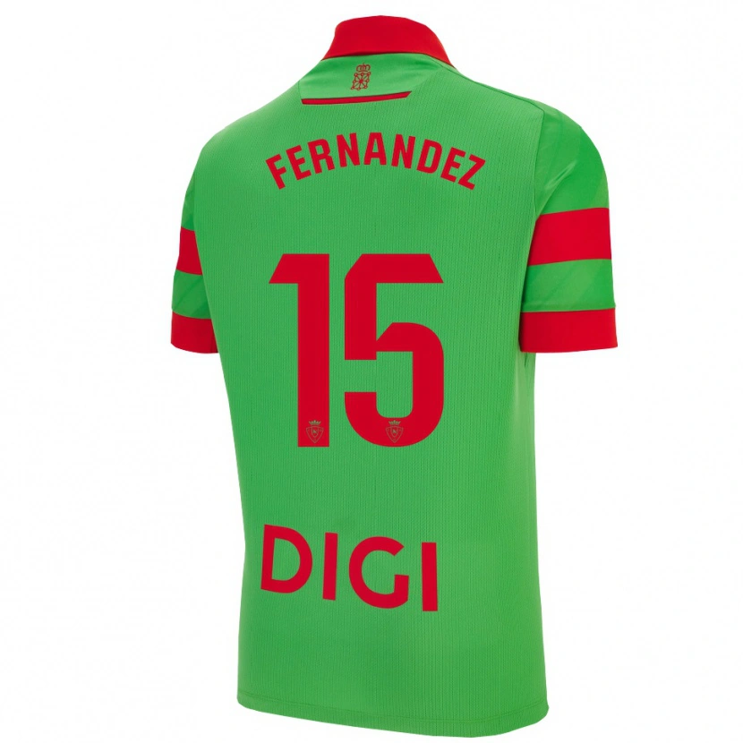 Danxenメンズレイレ・フェルナンデス・サンチェス#15緑赤アウェイシャツ2025/26ジャージーユニフォーム
