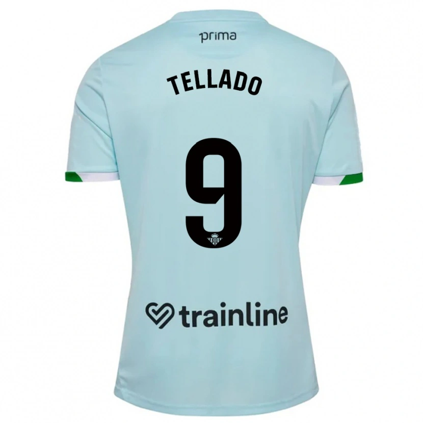DanxenメンズVictor Tellado#9空色緑アウェイシャツ2025/26ジャージーユニフォーム