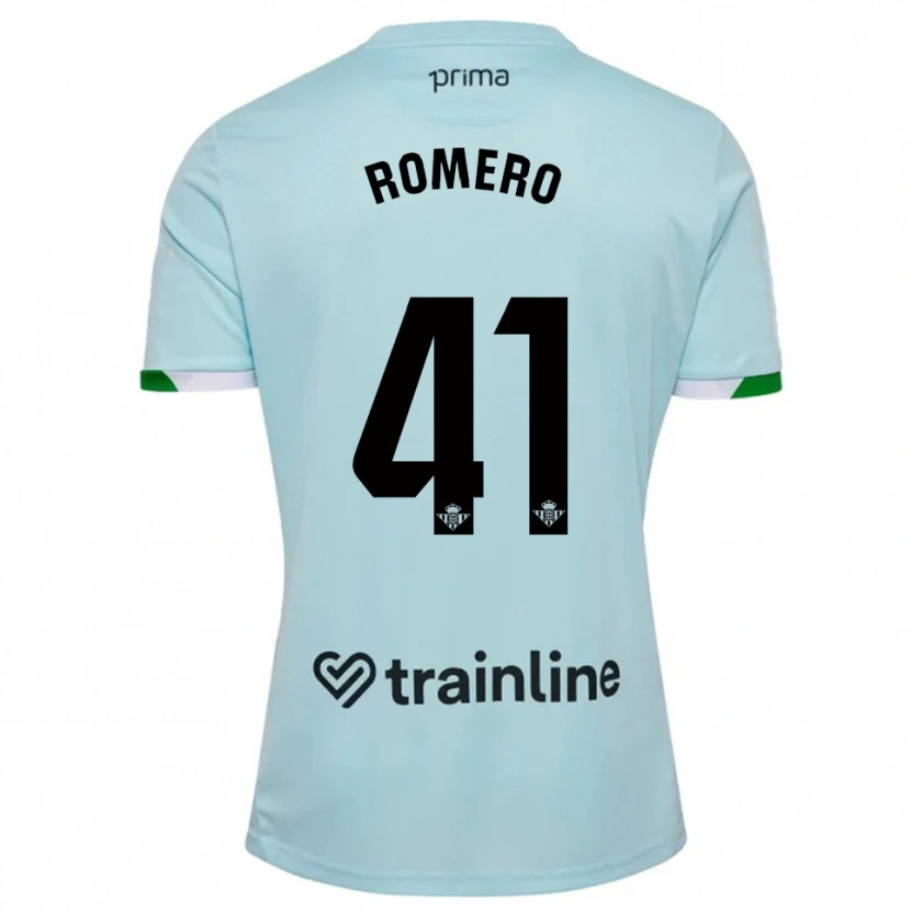 DanxenメンズJosé Romero#41空色緑アウェイシャツ2025/26ジャージーユニフォーム
