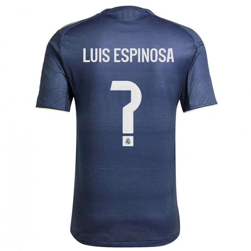DanxenメンズJosé Luis Espinosa#0紺銀アウェイシャツ2025/26ジャージーユニフォーム