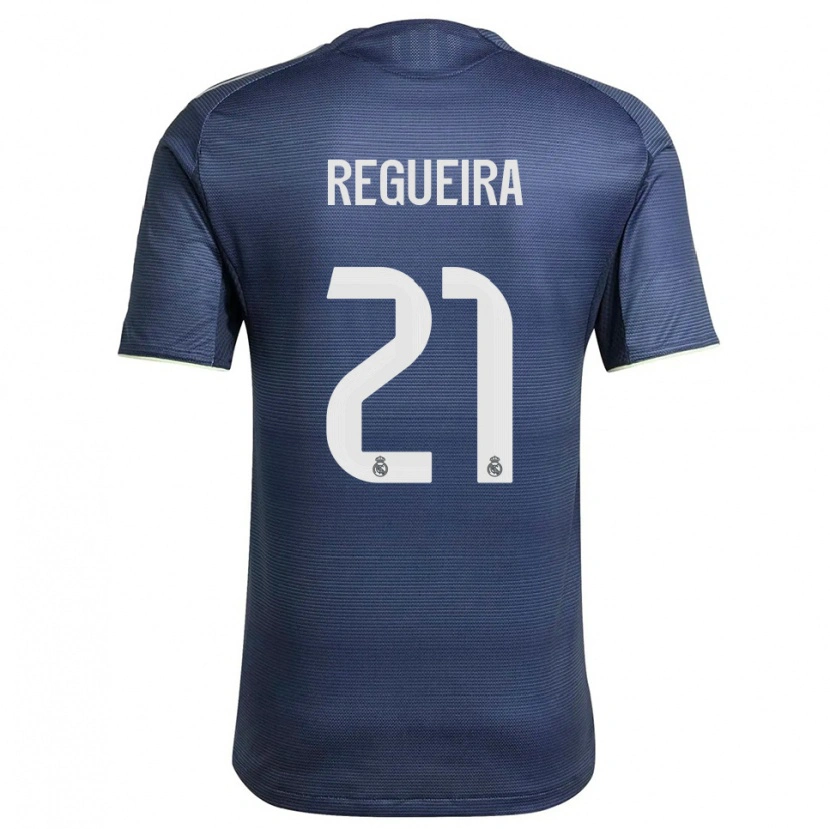 DanxenメンズIzan Regueira#21紺銀アウェイシャツ2025/26ジャージーユニフォーム