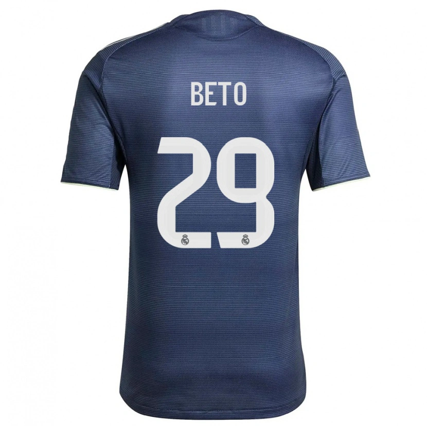 DanxenメンズBeto Martínez#29紺銀アウェイシャツ2025/26ジャージーユニフォーム
