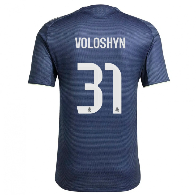 DanxenメンズIlya Voloshyn#31紺銀アウェイシャツ2025/26ジャージーユニフォーム
