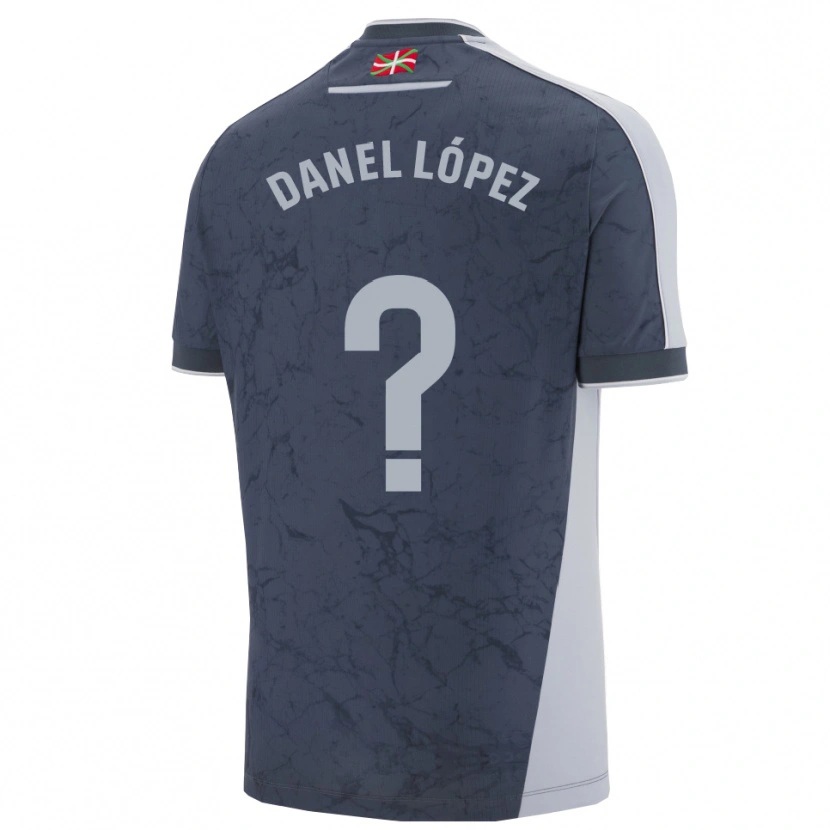 DanxenメンズDanel López#0濃青白アウェイシャツ2025/26ジャージーユニフォーム