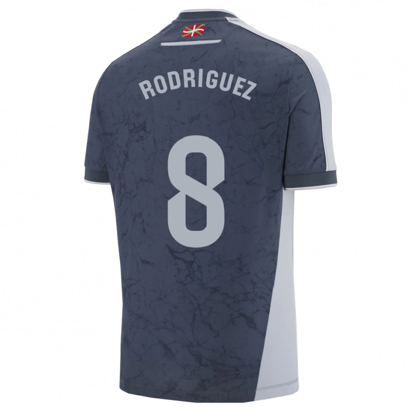 DanxenメンズMikel Rodriguez#8濃青白アウェイシャツ2025/26ジャージーユニフォーム