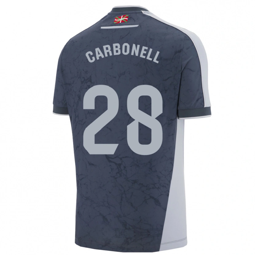 DanxenメンズTomy Carbonell#28濃青白アウェイシャツ2025/26ジャージーユニフォーム