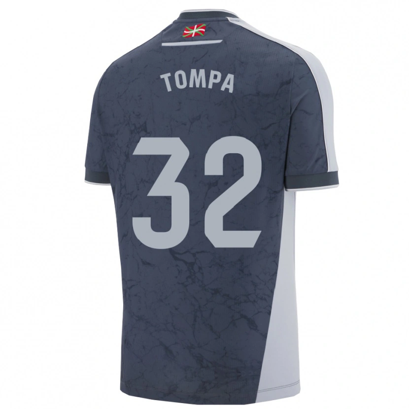 DanxenメンズÁkos Tompa#32濃青白アウェイシャツ2025/26ジャージーユニフォーム