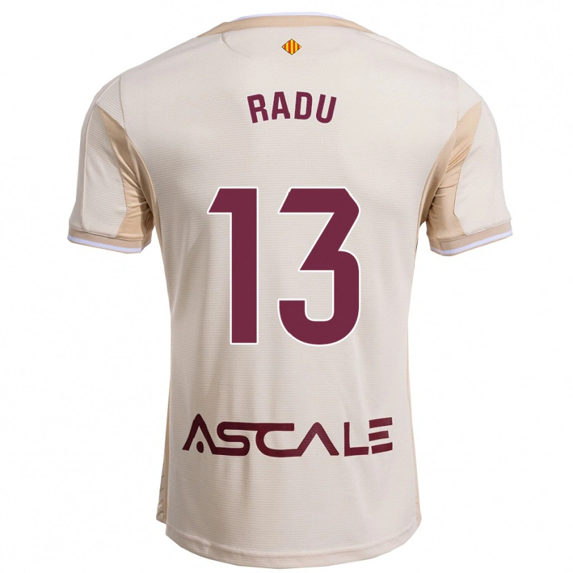 DanxenメンズSasha Radu#13オフホワイトバーガンディアウェイシャツ2025/26ジャージーユニフォーム