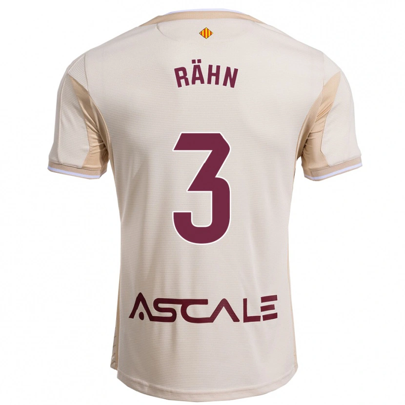 DanxenメンズRonan Rähn#3オフホワイトバーガンディアウェイシャツ2025/26ジャージーユニフォーム