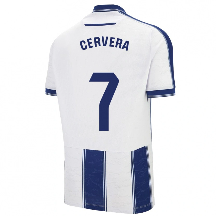 DanxenメンズDani Cervera#7紺白アウェイシャツ2025/26ジャージーユニフォーム