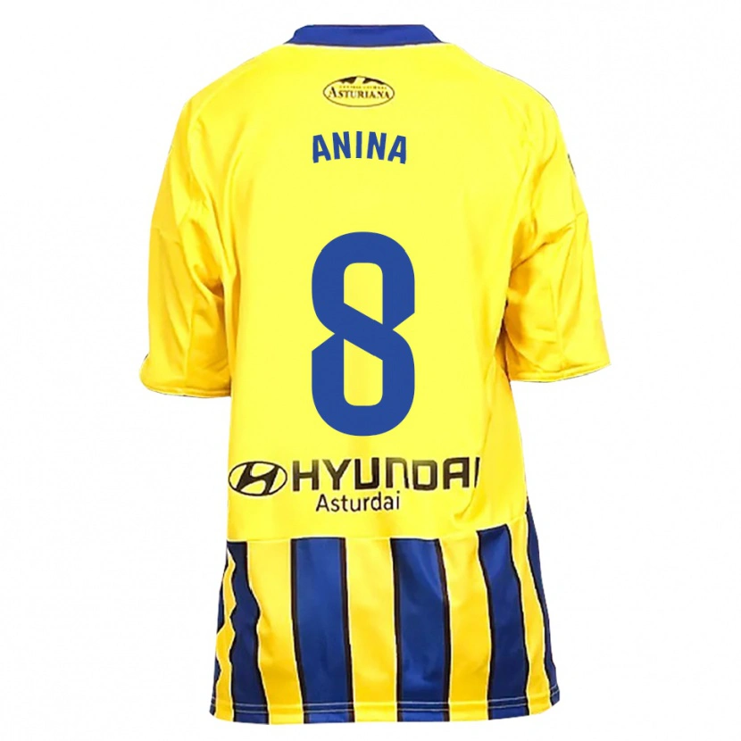 DanxenメンズAna Menéndez García#8黄青アウェイシャツ2025/26ジャージーユニフォーム