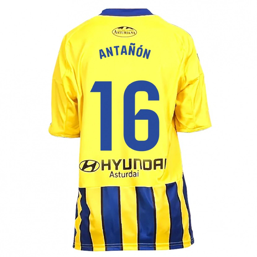 DanxenメンズLucas Antañón#16黄青アウェイシャツ2025/26ジャージーユニフォーム