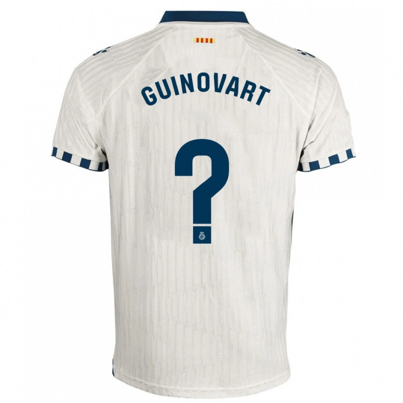 DanxenメンズMartí Guinovart#0白青アウェイシャツ2025/26ジャージーユニフォーム