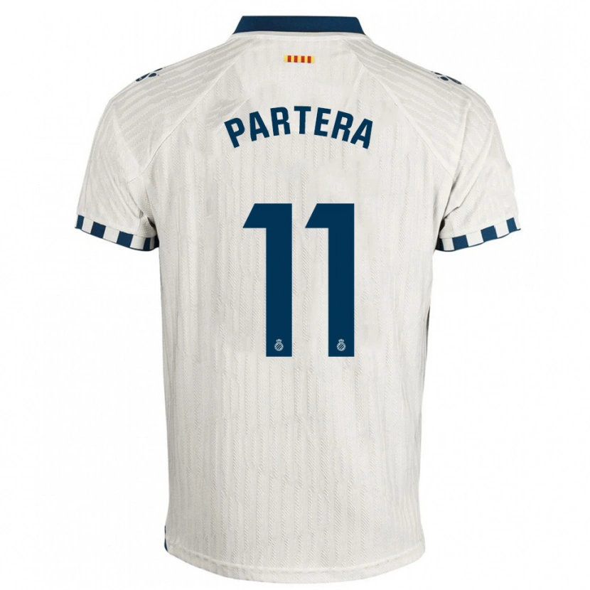 DanxenメンズÁlex Partera#11白青アウェイシャツ2025/26ジャージーユニフォーム