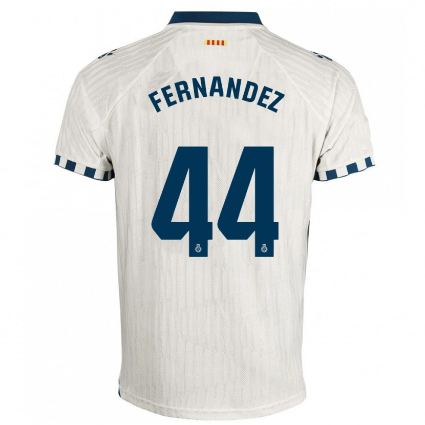 Danxenメンズマルコス・フェルナンデス#44白青アウェイシャツ2025/26ジャージーユニフォーム