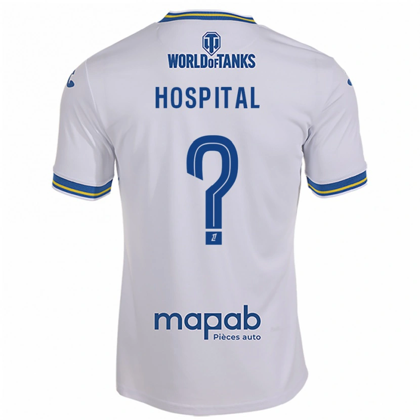 DanxenメンズAlex Hospital#0白空色アウェイシャツ2025/26ジャージーユニフォーム