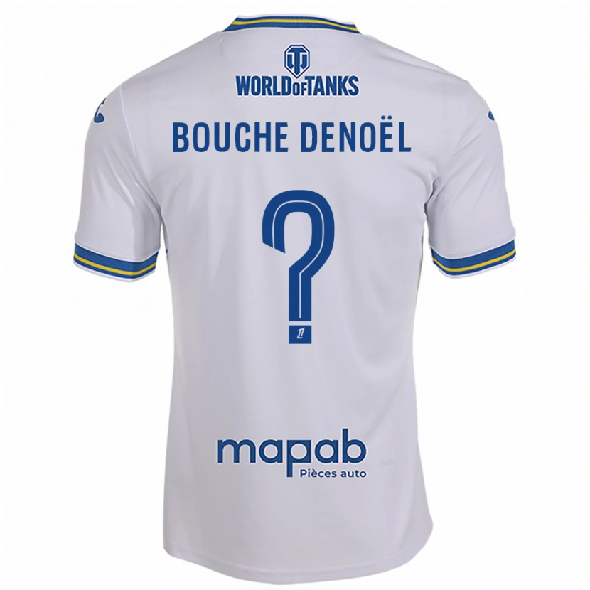 DanxenメンズMax Bouche Denoël#0白空色アウェイシャツ2025/26ジャージーユニフォーム