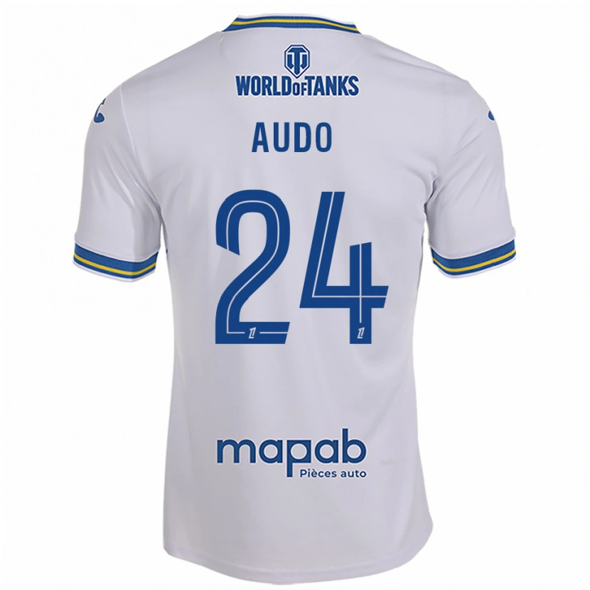 DanxenメンズNoémie Audo#24白空色アウェイシャツ2025/26ジャージーユニフォーム