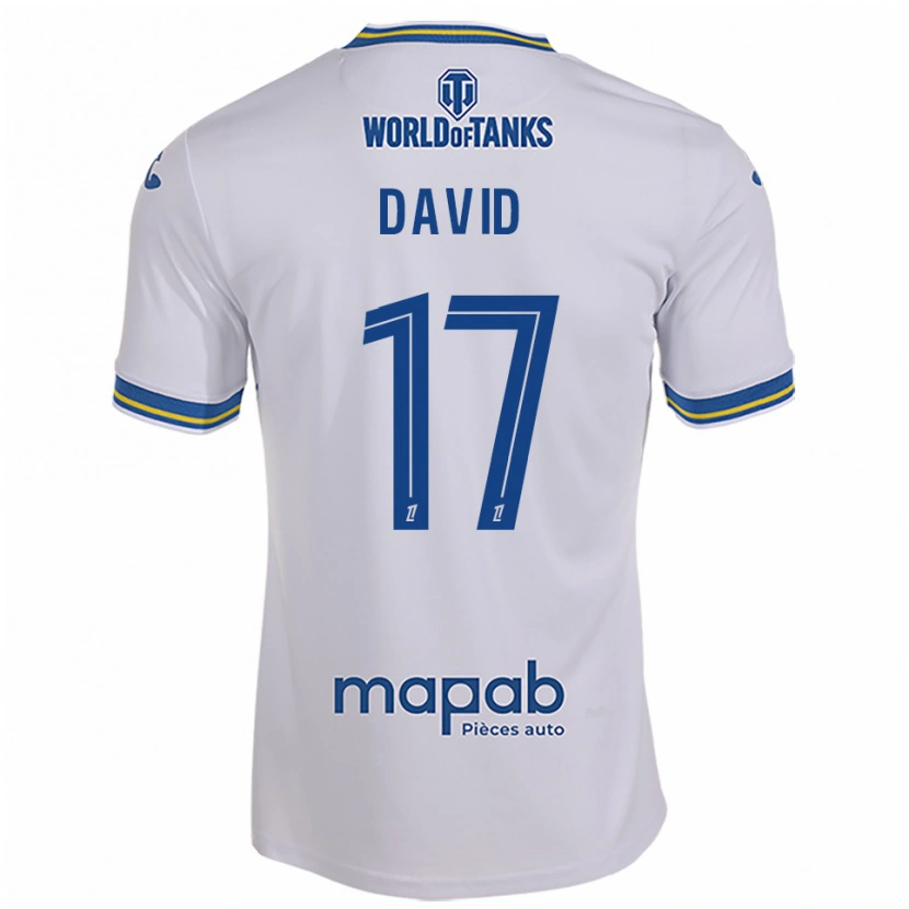DanxenメンズDune David#17白空色アウェイシャツ2025/26ジャージーユニフォーム