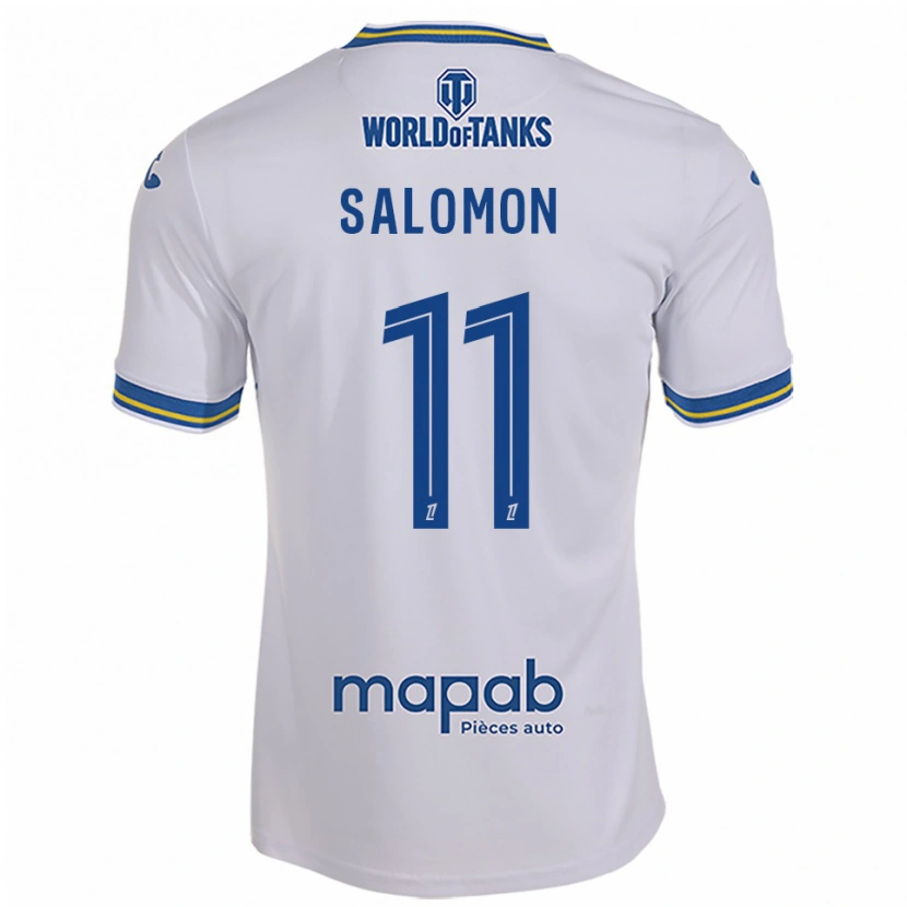 DanxenメンズEnzo Salomon#11白空色アウェイシャツ2025/26ジャージーユニフォーム