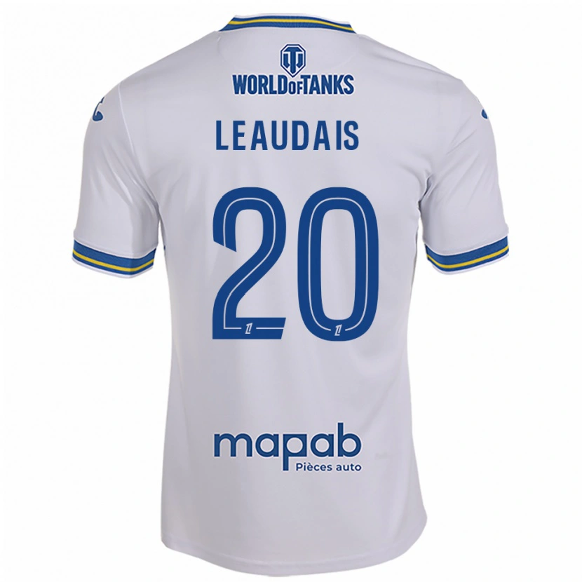 DanxenメンズLucas Leaudais#20白空色アウェイシャツ2025/26ジャージーユニフォーム