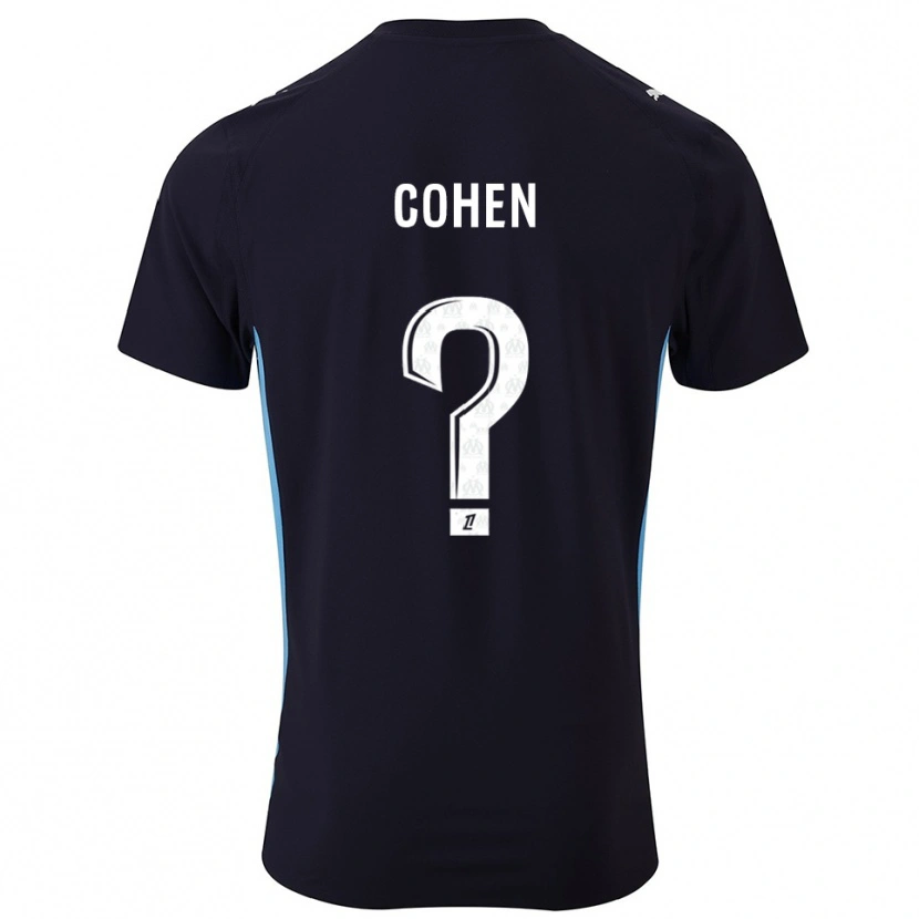 DanxenメンズDan Cohen#0黒空色アウェイシャツ2025/26ジャージーユニフォーム