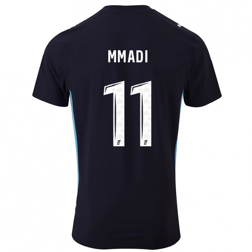 DanxenメンズTadjidine Mmadi#11黒空色アウェイシャツ2025/26ジャージーユニフォーム