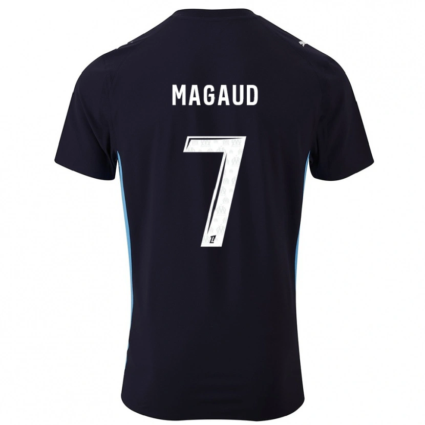 DanxenメンズKyle Magaud#7黒空色アウェイシャツ2025/26ジャージーユニフォーム