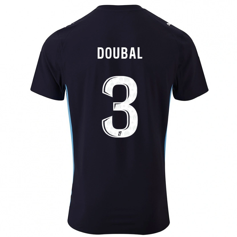 DanxenメンズAnis Doubal#3黒空色アウェイシャツ2025/26ジャージーユニフォーム