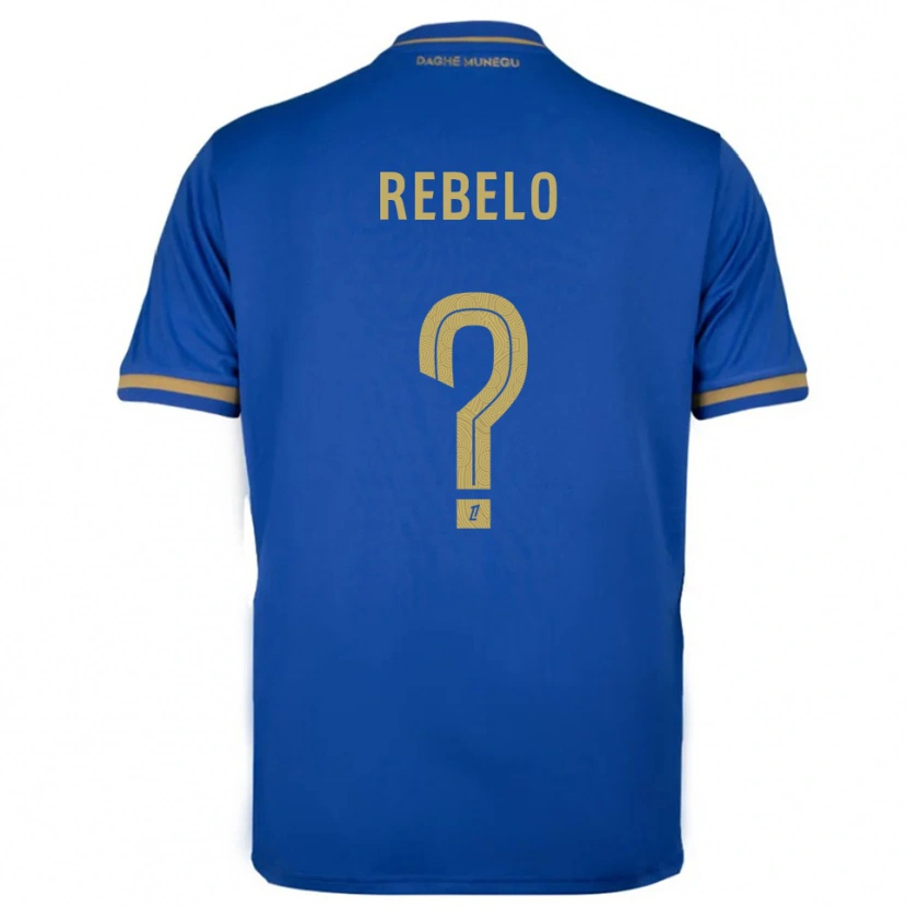 DanxenメンズTiago Rebelo#0青金アウェイシャツ2025/26ジャージーユニフォーム