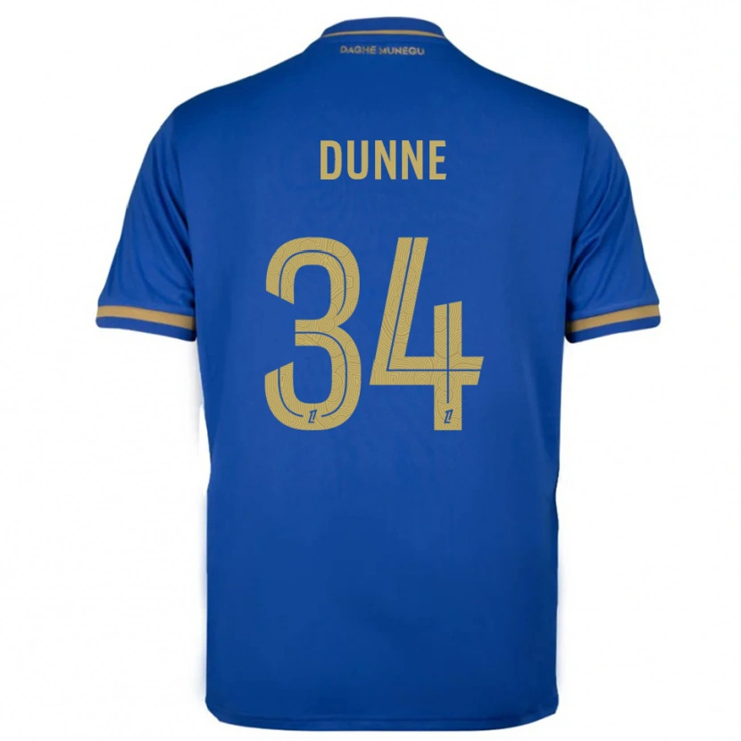 DanxenメンズDavid Dunne#34青金アウェイシャツ2025/26ジャージーユニフォーム