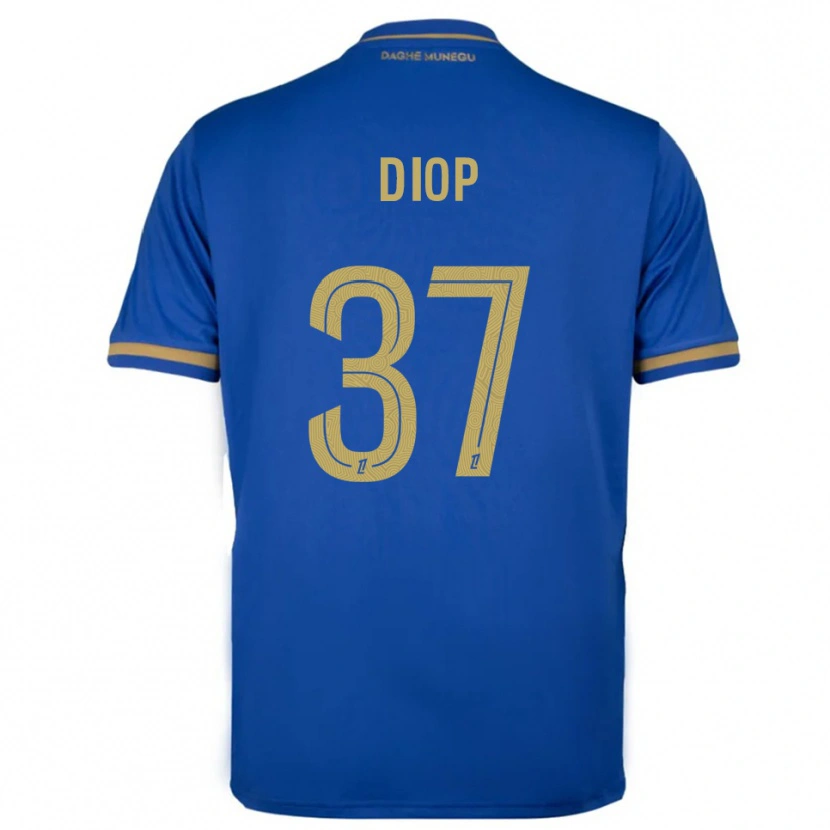 Danxenメンズイードン・ディオプ#37青金アウェイシャツ2025/26ジャージーユニフォーム