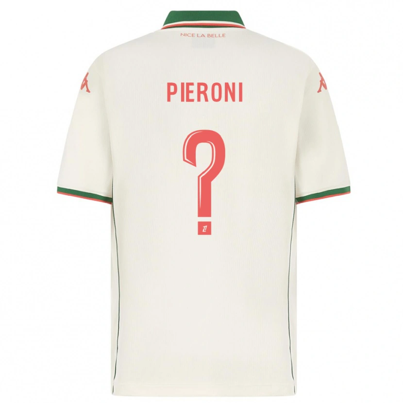 DanxenメンズDorian Pieroni#0白緑アウェイシャツ2025/26ジャージーユニフォーム