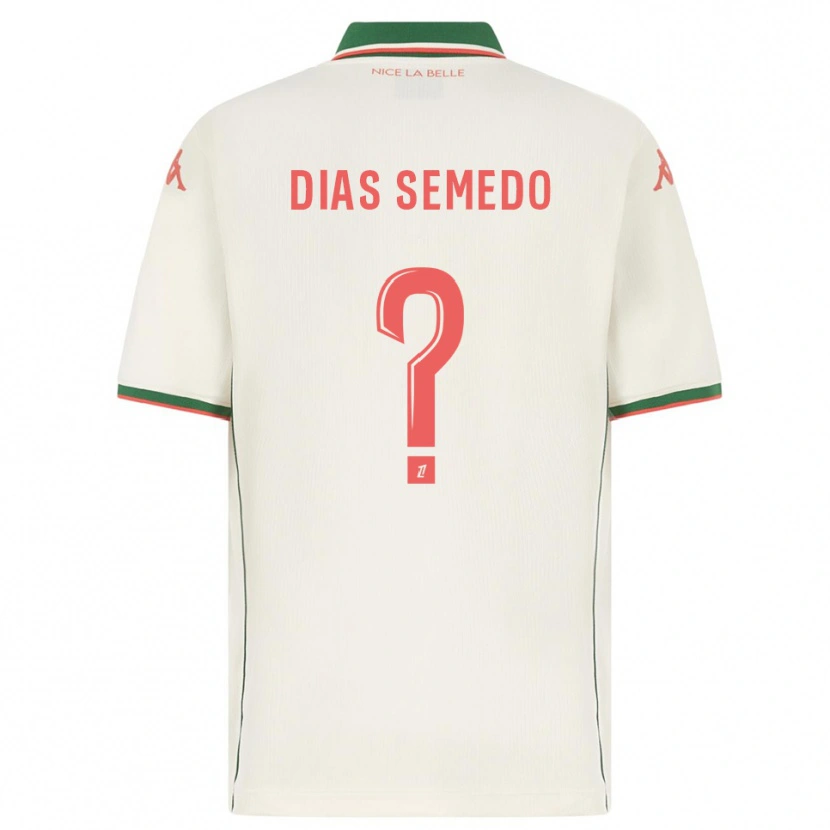 DanxenメンズSamuel Dias Semedo#0白緑アウェイシャツ2025/26ジャージーユニフォーム