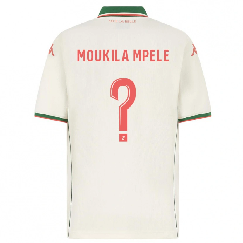 DanxenメンズBeny Moukila Mpele#0白緑アウェイシャツ2025/26ジャージーユニフォーム